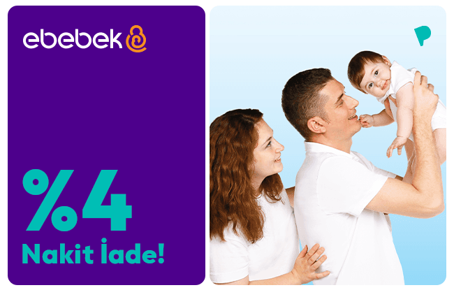 ParamKartlılara ebebek’de %4 Nakit İade!