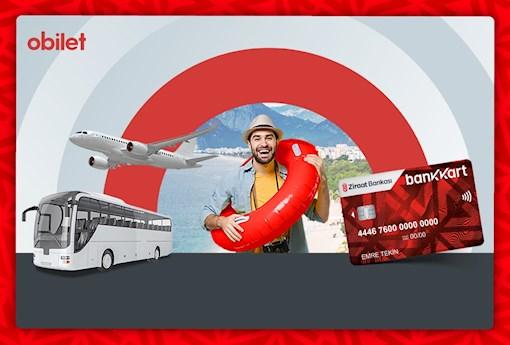 Obilet'te Toplam 250 TL Bankkart Lira