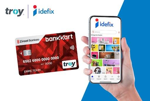 TROY Logolu Bankkart'ınıza İdefix'te 3.000 TL'ye Varan İndirim