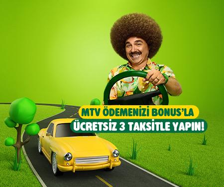 Motorlu Taşıtlar Vergisi'ne ücretsiz 3 Taksit!