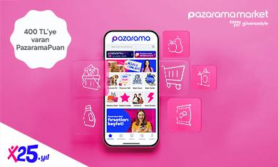 Pazarama Market'e Özel 400 TL PazaramaPuan Fırsatı!