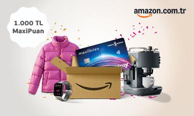 Amazon.com.tr'de 1.000 TL'ye Varan MaxiPuan Fırsatı!