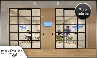 Maximiles Black Kartınıza Özel İş Mekan'da Toplantı Odası Kiralamalarınıza %25 İndirim Fırsatı!