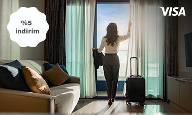 My Visa Ayrıcalıklarıyla Maximiles Black İle Yurt Dışı Otel Ödemelerinizde %5 İndirim!