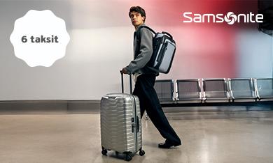 Samsonite’ta Peşin Fiyatına 6 Taksit Fırsatı!