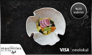 My Visa Ayrıcalıklarıyla Maximiles Black İle Neolokal’de %20 İndirim!