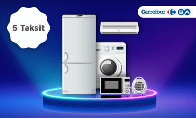 CarrefourSA'da Peşin Fiyatına 5 Aya Varan Taksit!