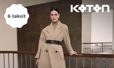 Koton'da Peşin Fiyatına 6 Taksit Fırsatı!