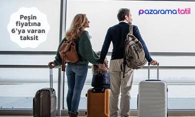 Pazarama Tatil'den Yurt İçi Uçak Bileti Alımlarınızda Peşin Fiyatına 6 Aya Varan Taksit Fırsatı!