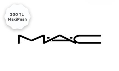 M.A.C Cosmetics Mağazalarında 300 TL MaxiPuan!