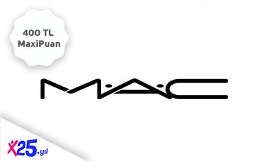 M.A.C Cosmetics Mağazalarında 400 TL MaxiPuan!