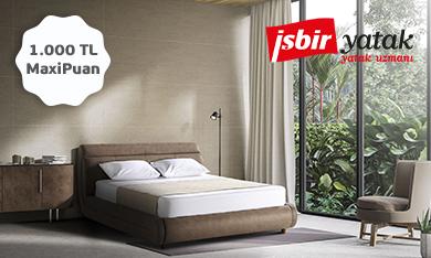 İşbir Yatak'ta 1.000 TL MaxiPuan Fırsatı