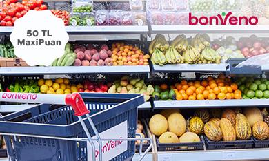 BonVeno Marketler'de 50 TL MaxiPuan Fırsatı!