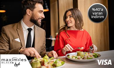 My Visa Ayrıcalıkları İle Maximiles Black İle Yurt Dışı Restoranlarda %40'a Varan İndirim