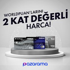 Worldpuan'larını 2 kat değerli harca!