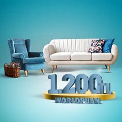 Mobilya alışverişinize 1.200 TL Worldpuan!