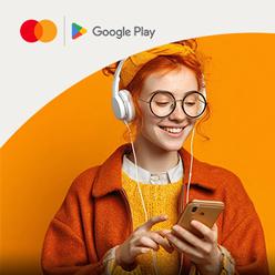 Mastercard ile Google Play'de %50 indirim!