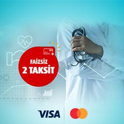 Sağlık ve eczane sektörü peşin harcamalarınıza faizsiz 2 taksit fırsatı!