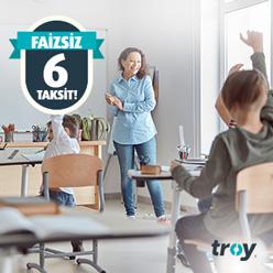 TROY logolu kredi kartı ile peşin eğitim harcamalarınıza faizsiz 6 taksit fırsatı!