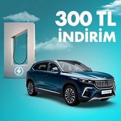 Elektrikli şarj istasyonu harcamalarınıza %20 indirim!