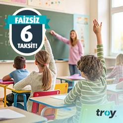 TROY ile eğitim kurumu peşin harcamalarınıza faizsiz 6 taksit fırsatı!