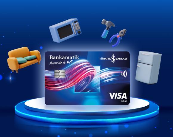 Bankamatik Kartı ile Elektronik, Yapı Market, Mobilya ve Beyaz Eşya Harcamanıza 250 TL MaxiPuan!