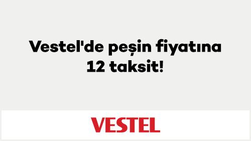 Vestel'de peşin fiyatına 12 taksit!