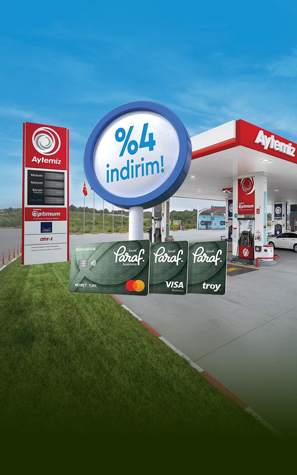 Aytemiz’den Paraf Esnaf Kartlara Özel %4 indirim!