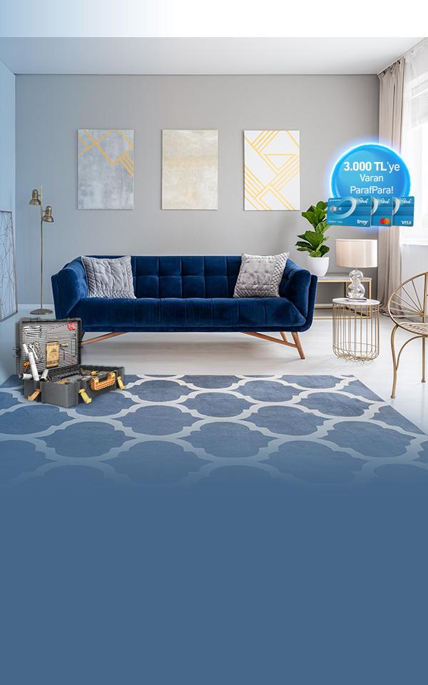 Mobilya,dekorasyon ve yapı marketi alışverişlerinize 3.000 TL'ye varan ParafPara!